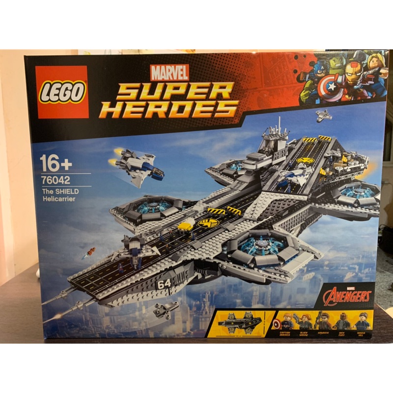 🌟全新現貨🌟正版 Lego 樂高 76042復仇者聯盟 神盾局航空母艦