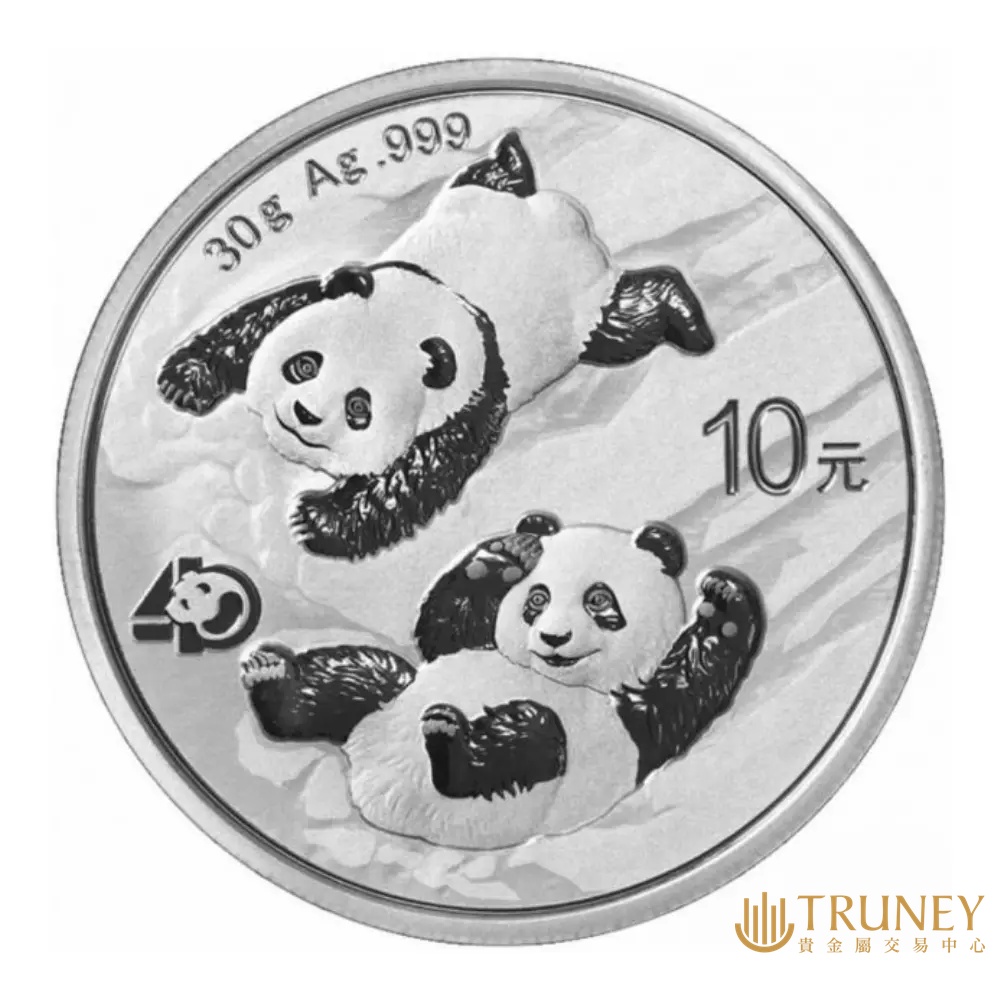【TRUNEY貴金屬】2022中國熊貓紀念性銀幣30公克 / 約 7.98台錢