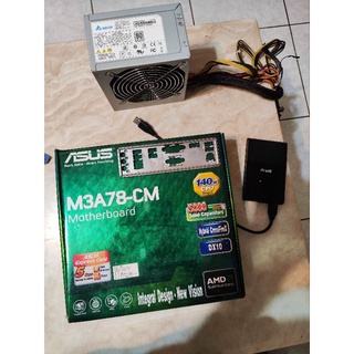 華碩3A78-CM主機板。6300CPU°時脈3.5°DDR3電源供應器400W顯示卡R7730-1G外街硬碟1.81T