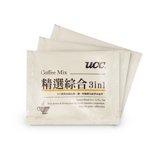 【曼金咖啡】UCC 精選綜合三合一即溶咖啡 13g x 100 / 箱