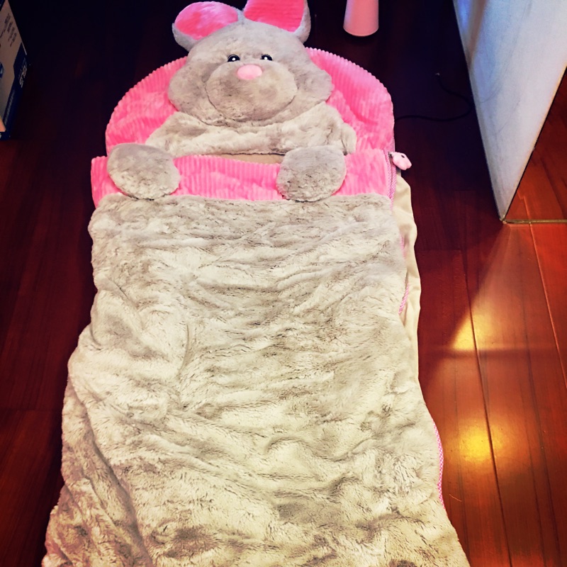 Costco 可愛動物造型睡袋組 玩偶+棉被