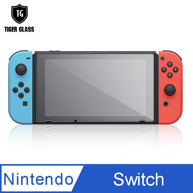 適用Nintendo Switch 任天堂 鋼化  防指紋 磨砂 霧面 玻璃保護貼 全螢幕 滿版 保護膜 (1入)