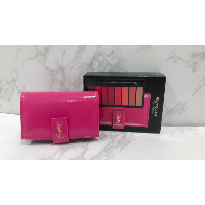 正貨ysl 桃色口紅組全新未使用 蝦皮購物