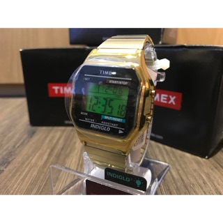 全新現貨 TIMEX digital 電子錶 手錶 腕錶 金色