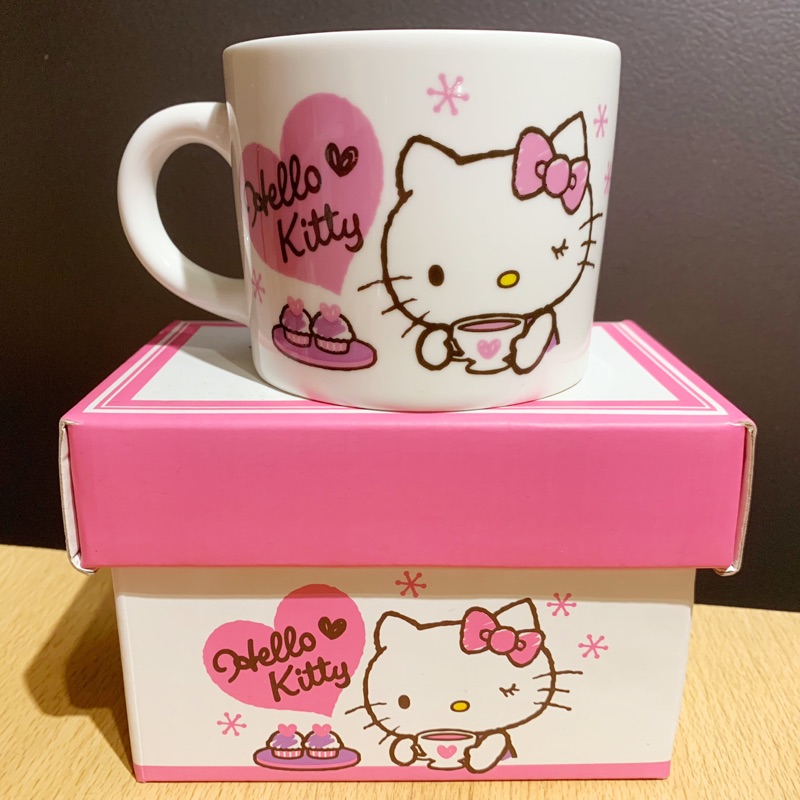 Hello Kitty X 午後紅茶♡♡♡聯名限量馬克杯 全新未使用