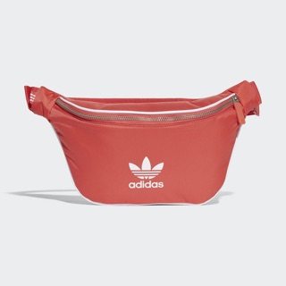 adidas ADIDAS PER WAISTBAG 腰包 隨身包 側背包 小包 紅色 三葉草 尼龍