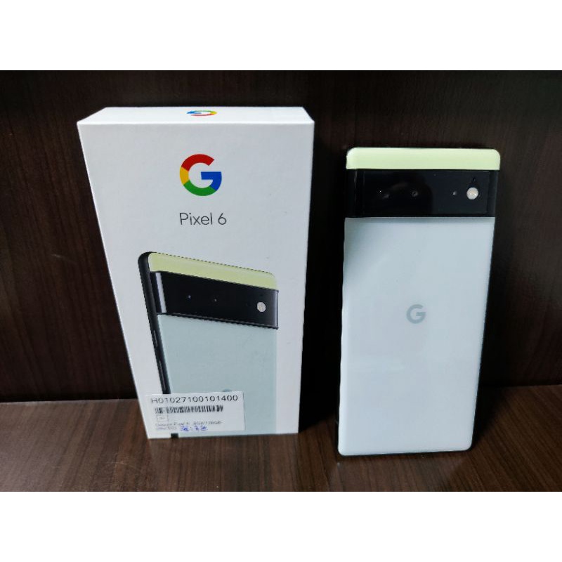 （二手）Google Pixel 6 海沫色 （附原配件、保護貼、保護殼）