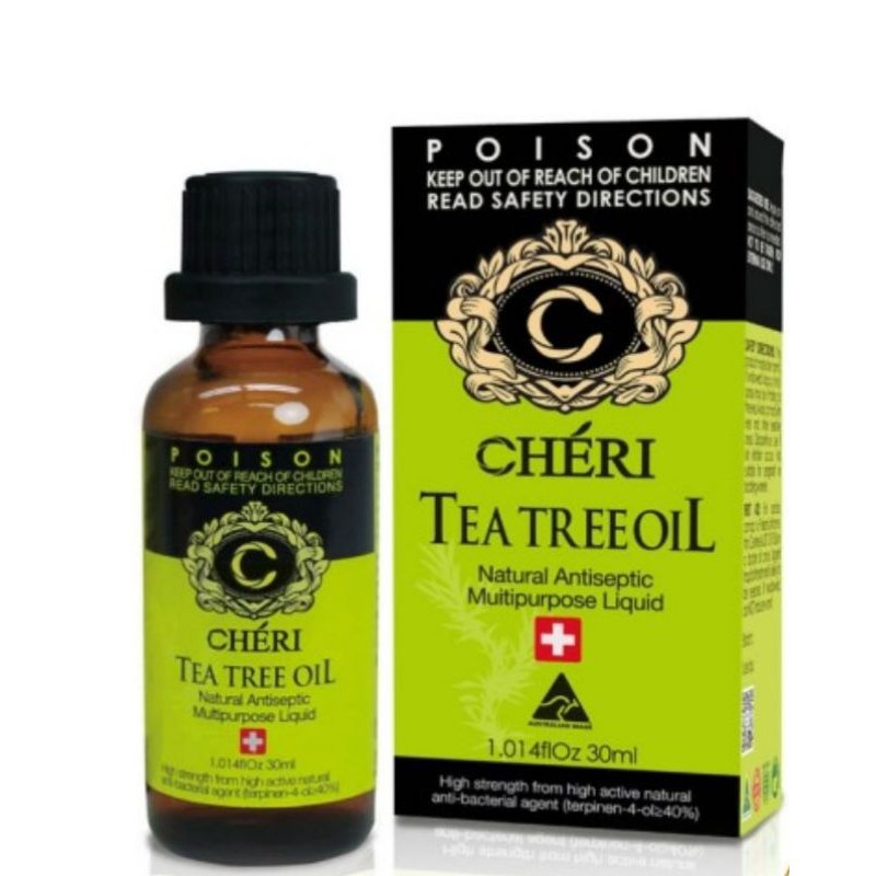 澳洲 Cheri 100% Pure Australian Tea Tree Oil 純茶樹精油 30ml （澳洲購入）