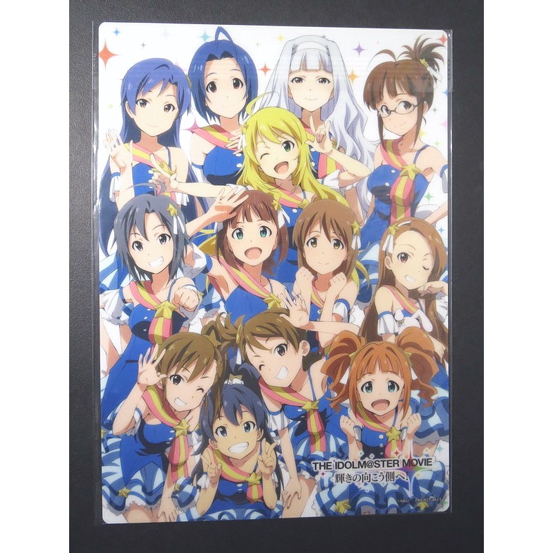 [加冰 已斷貨] () 劇場版 偶像大師 日本TBS套組限定款 塑膠墊板 千早 春香 伊織 雪步 美希 貴音 我那霸響