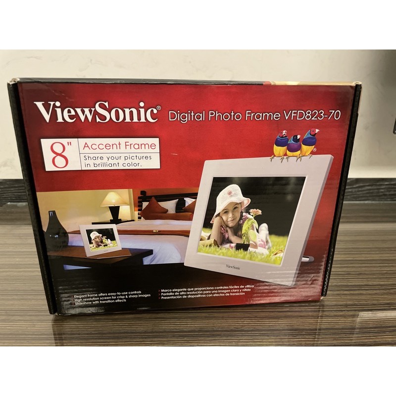 全新 ViewSonic 8吋數位相框 VFD823-70 附贈SD記憶卡
