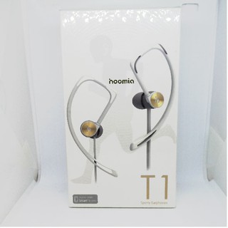 【全新】hoomia t1輕運動入耳式立體聲耳機/白/環保塑料