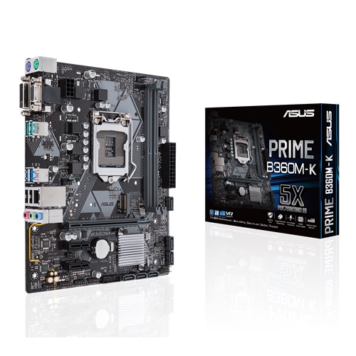 ［ASUS 華碩］ PRIME B360M-K 主機板 | Intel 8代 9代/LGA1151/mATX/DDR4