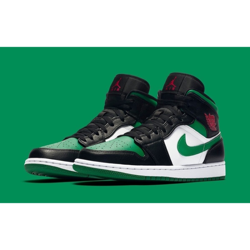 aj 1 mid pine green