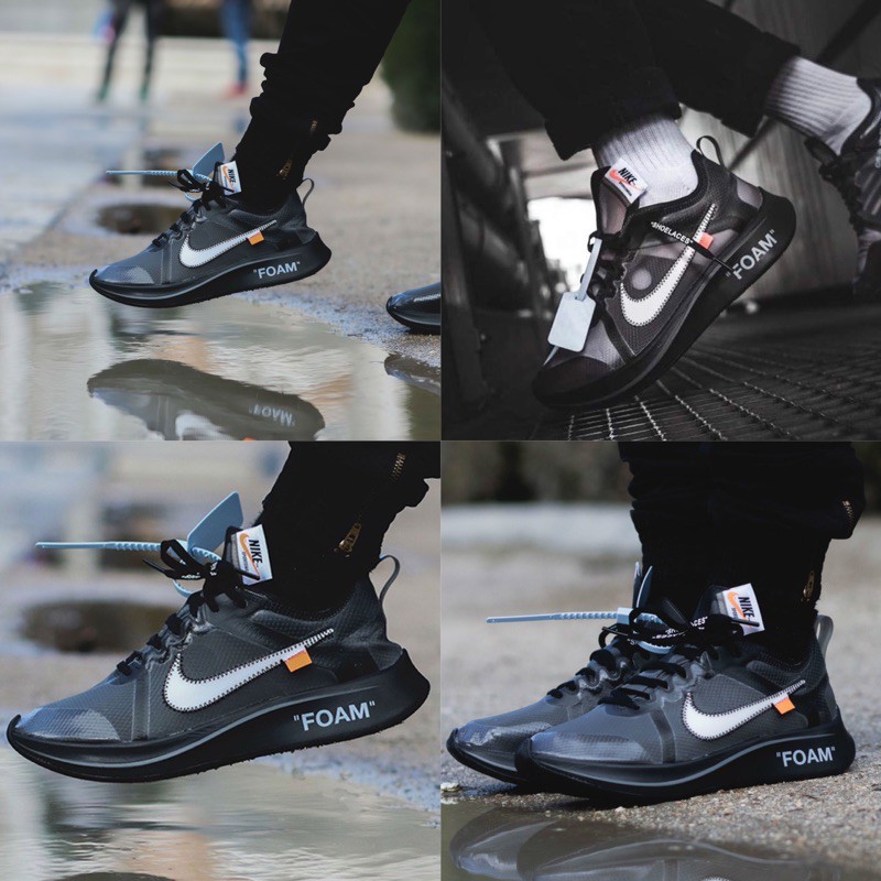 off white zoom fly sp black