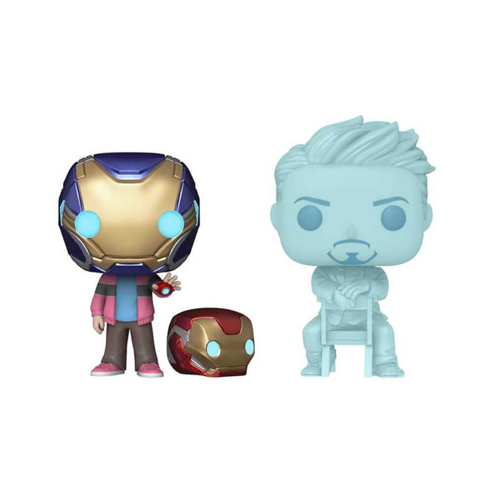 PENGDA 彭大商城 FUNKO POP 🌟 2PK 漫威 摩根史塔克&全息投影史塔克 w/鋼鐵人頭盔