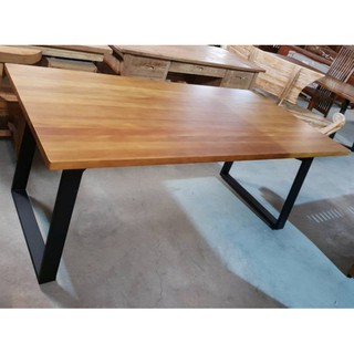 【南臺灣傢俱】6尺100%全實木檜木工業風餐桌.休閒桌.泡茶桌.工作桌**市價$15000,特價$10900