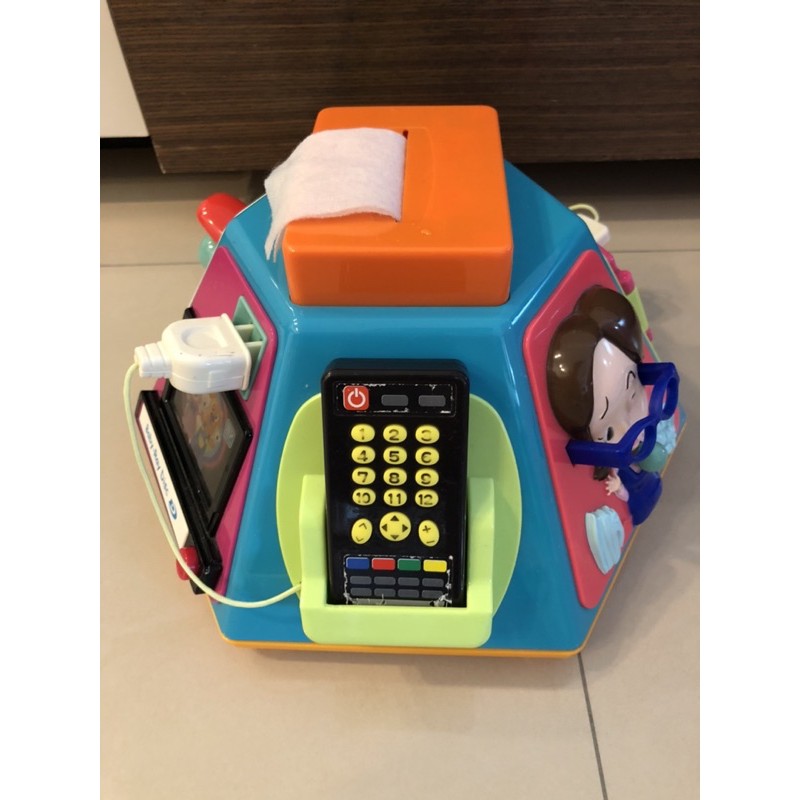 正版日版發[People]七面遊戲機，適用一歲幼兒有聲玩具