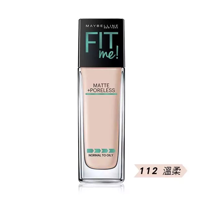 MAYBELLINE 媚比琳 Fit Me反孔特霧粉底液- 112溫柔