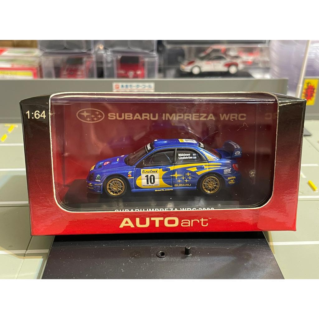 售完Autoart 1/64 Subaru Impreza WRC 2002 T.Makinen #10 蒙地卡羅 稀有