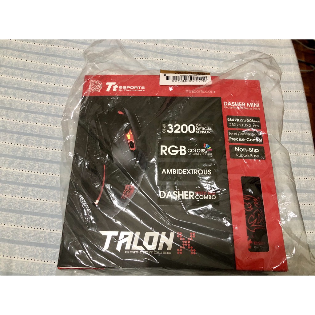Tt eSPORTS 塔龍X TALON X 滑鼠與滑鼠墊 組合包