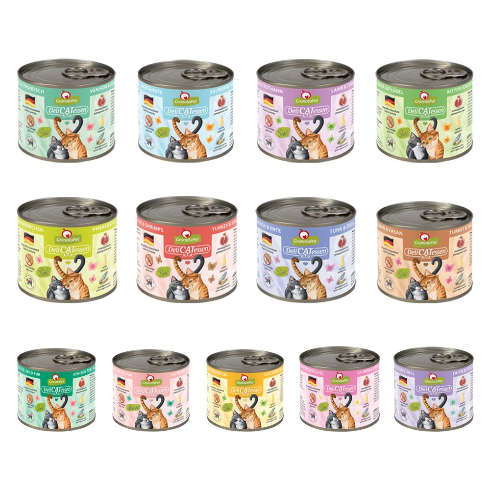 Granatapet葛蕾特 十三種口味精緻食光無穀主食罐系列200g/400g 貓罐頭 蝦皮直送 現貨