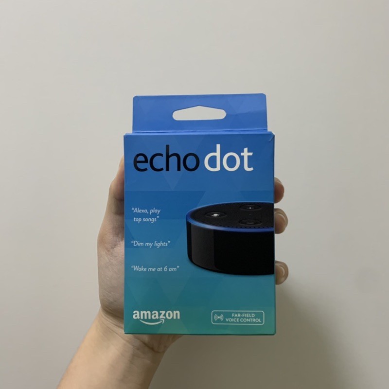 amazon 美國亞馬遜 echo dot 黑色智能音響 揚聲器