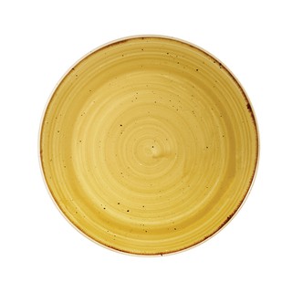 英國CHURCHiLL-點藏系列-芥末黃 22cm 圓形餐盤