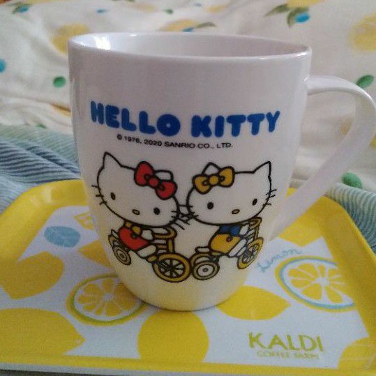 Hello kitty 可愛馬克杯方巾組 SOGO 來店禮 2020 全新未使用