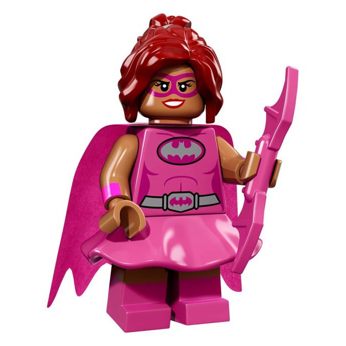 [大王機器人] LEGO 樂高蝙蝠俠人偶71017 #10 蝙蝠女 Pink Power Batgirl