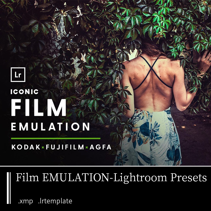 Lightroom Lr模擬復古電影膠片預設濾鏡Presets