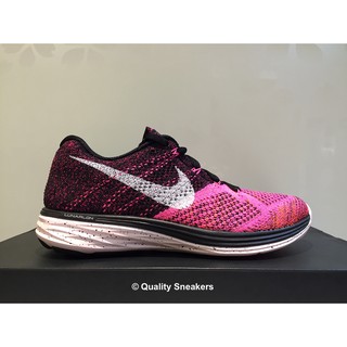 Quality Sneakers - Nike Wmns Flyknit Lunar 3 桃紅 粉紅 雪花 編織 女段