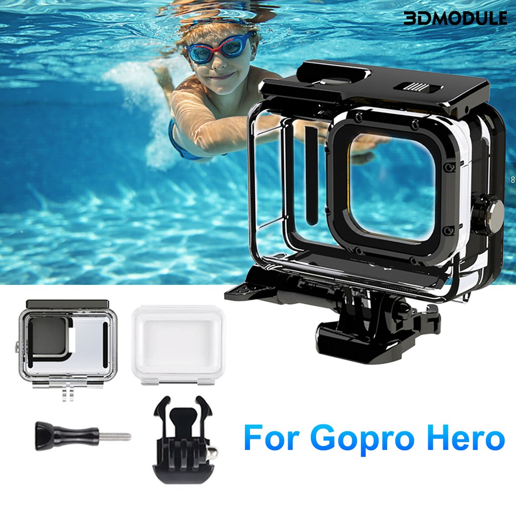 時光閣 批發 現貨免運熱賣適用於gopro 9防水殼hero9黑色運動相機50米深度潛水保護套配件 蝦皮購物
