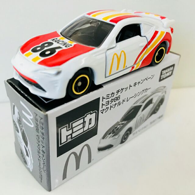 TOMY TOMICA 日版McDonald's麥當勞限定商品 TOYOTA 86