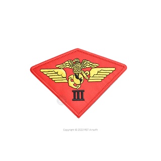 RST紅星 -經典TOP GUN 捍衛戰士 獨行俠 美國海軍陸戰隊第3航空聯隊章 電繡臂章 徽章 13011-205
