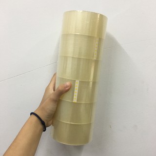 🌺 透明封箱膠帶 OPP 包裝 透明 文具 封箱膠帶 48mm*90y