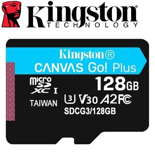Kingston 金士頓 128GB microSDXC TF U3 V30 A2 128G 記憶卡 SDCG3