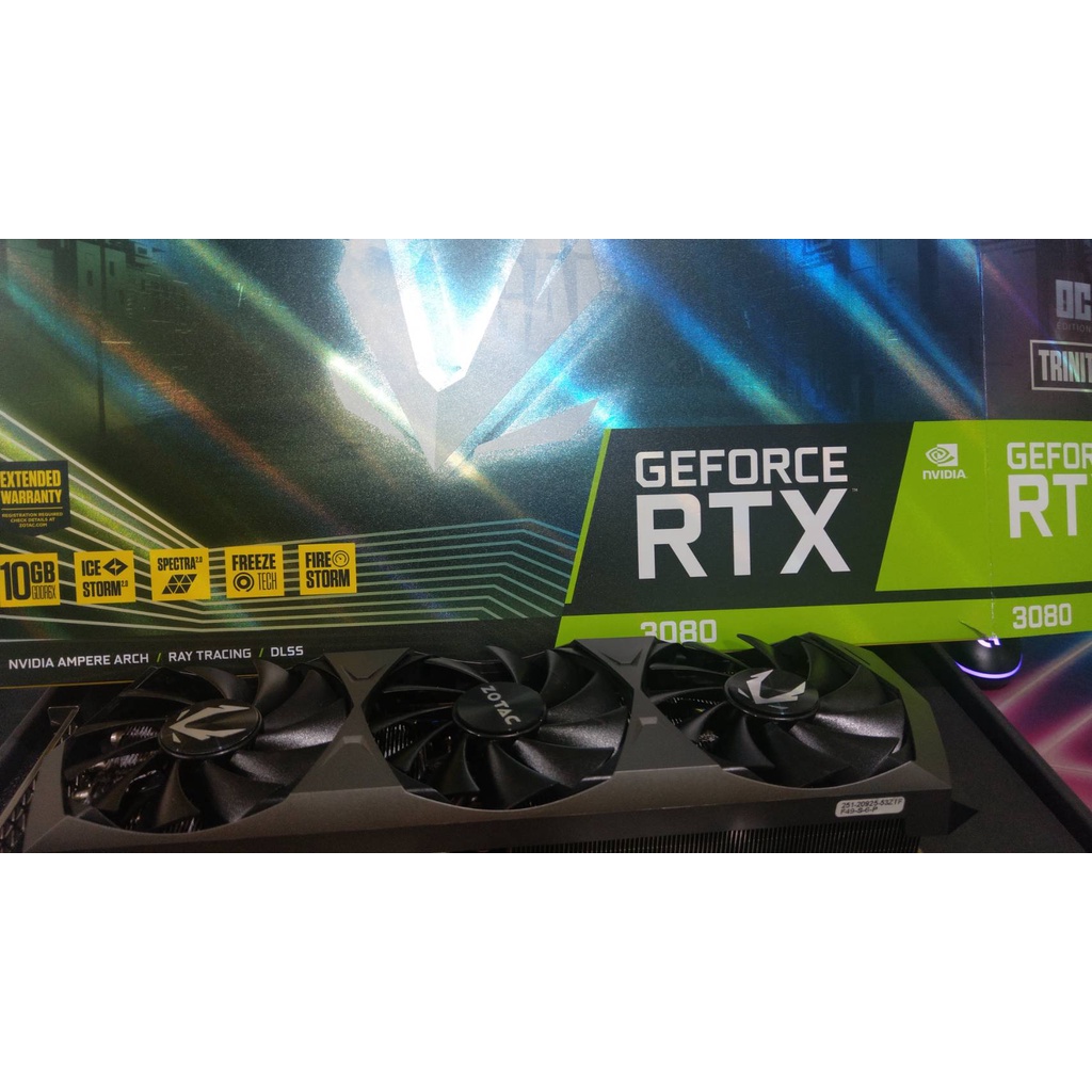 ZOTAC RTX3080 顯示卡  二手