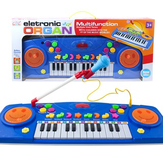 【瑪琍歐玩具】二十五鍵帶話筒電子琴 桌遊遊戲兒童玩具/2505A