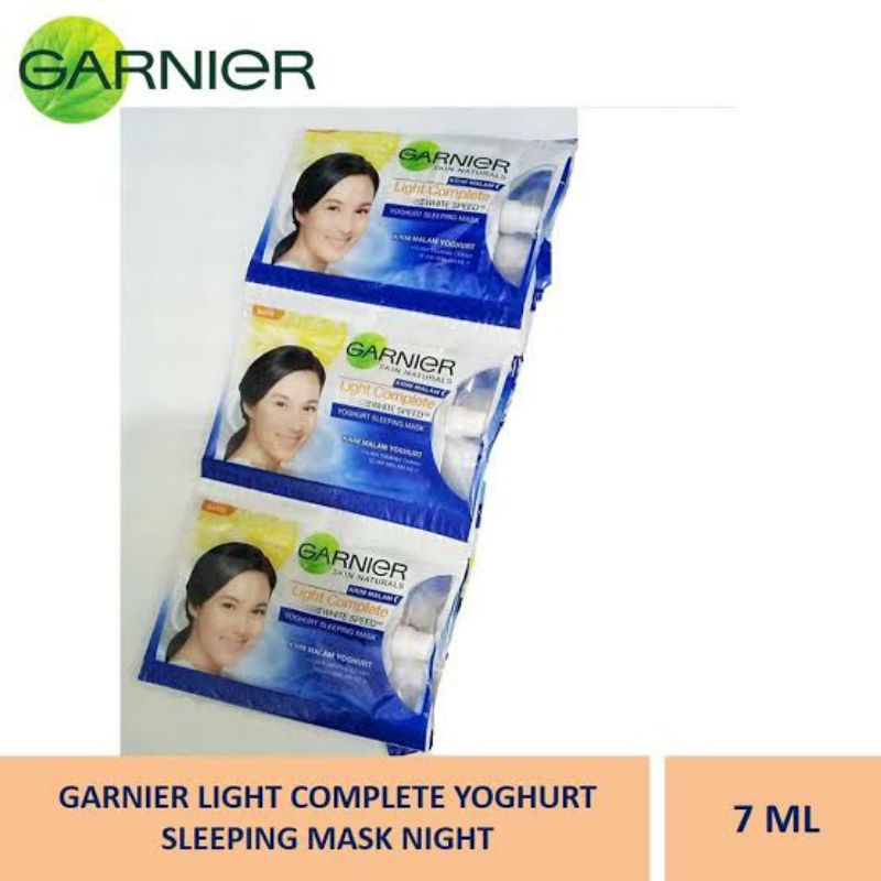 Garnier Light Complete Yogurt 睡眠面膜 7ml 晚霜