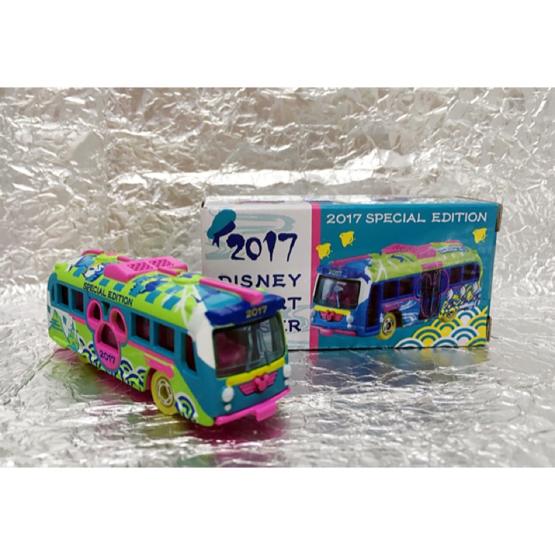 (提袋) TOMICA 2017年 新年巴士 新春 迪士尼樂園區限定 遊園公車 BUS TOMY 多美