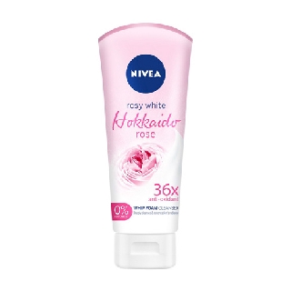 NIVEA 妮維雅 北海道玫瑰淨白泡沬潔面乳(100ml)【小三美日】D691255