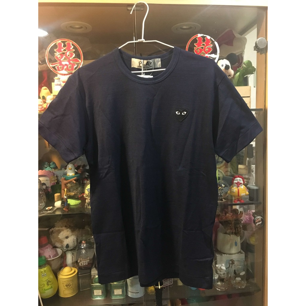 最新帶回comme Des Garcons 川久保玲日本青山店限定藍染cdg Play M號 蝦皮購物