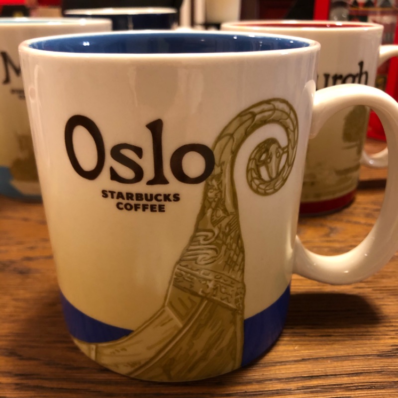奧斯陸 挪威 Norway 星巴克 Starbucks icon Oslo城市杯 經典 限量 絕版 馬克杯 瓶