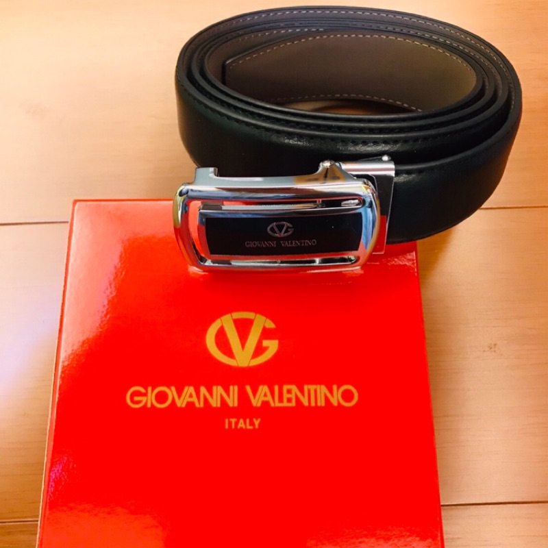 義大利 GIOVANNI VALENTINO 范倫鐵諾皮帶 全新含盒