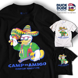 DUCK DUDE x CAMP DE AMIGO 達酷鴨 聯名 鴨子 短T 露營 音樂祭 2色