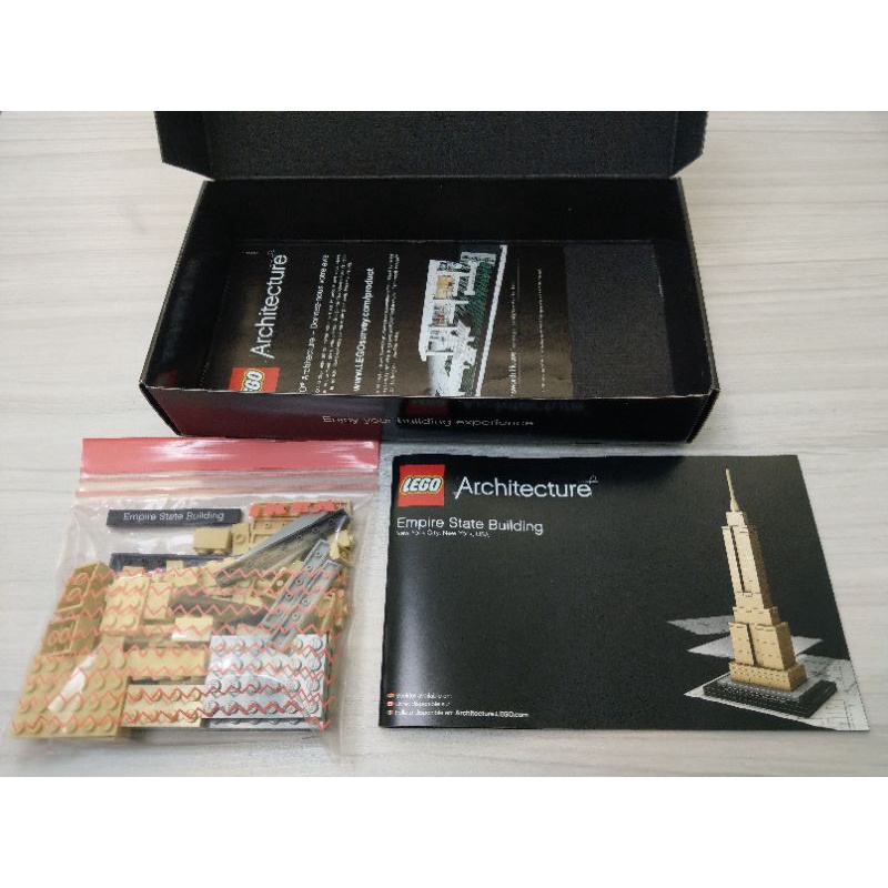 絕版樂高LEGO 建築Architecture 21002 帝國大廈(A盒) Empire State Building
