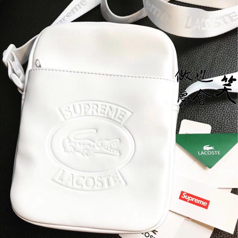shoulder bag supreme x lacoste