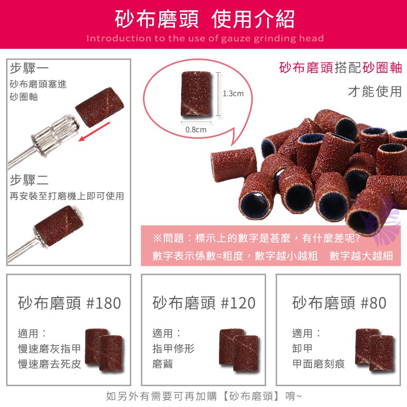 高仿錶 陶瓷磨頭 菲玩美甲 磨甲機美甲磨頭 水晶光療卸甲磨除 拋光指甲修磨 可磨指緣死皮 手繭 腳皮 寵物磨甲 I Position 優惠推薦