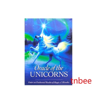 獨角獸神諭卡 英文神諭卡 Oracle of the Unicorns 療愈占卜桌遊 送牌袋桌布 中文翻譯