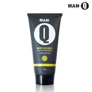 MAN-Q 檸檬控油洗面乳100ml/瓶 去角質 中性/油性/混和性 滿699免運